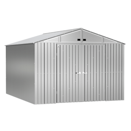 Arrow 10x12  Elite Steel Storage Shed - Silver (EG1012AB)