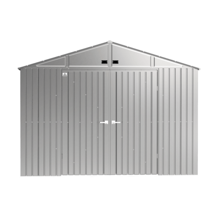 Arrow 10x12  Elite Steel Storage Shed - Silver (EG1012AB)