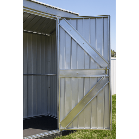 Arrow 10x12  Elite Steel Storage Shed - Silver (EG1012AB)