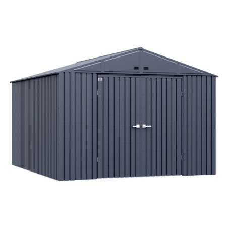 Arrow 10x12  Elite Steel Storage Shed - Anthracite (EG1012AN)