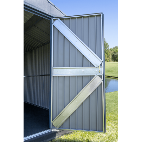 Arrow 10x12  Elite Steel Storage Shed - Blue Grey (EG1012BG)