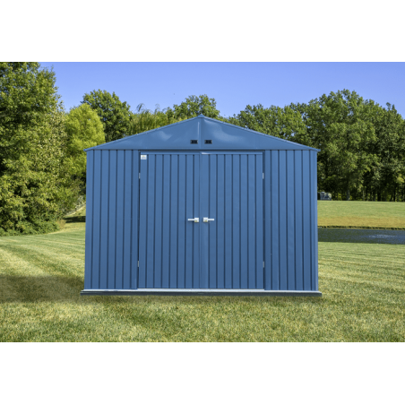 Arrow 10x12  Elite Steel Storage Shed - Blue Grey (EG1012BG)