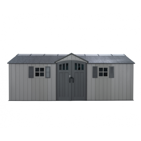 Lifetime 20 x 8 Dual Entry with Carriage Doors -Gray (60456)