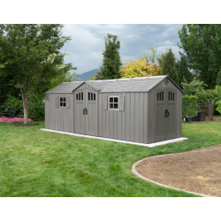 Lifetime 20 x 8 Dual Entry with Carriage Doors -Gray (60456)