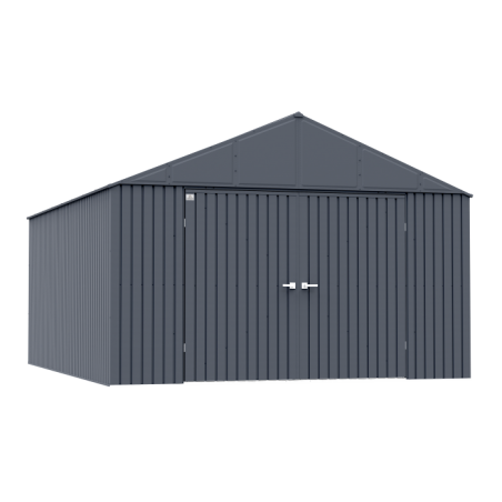 Arrow 12x16 Elite Steel Storage Shed - Anthracite (EG1216AN)