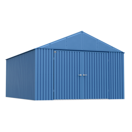 Arrow 12x16 Elite Steel Storage Shed - Blue Grey (EG1216BG)