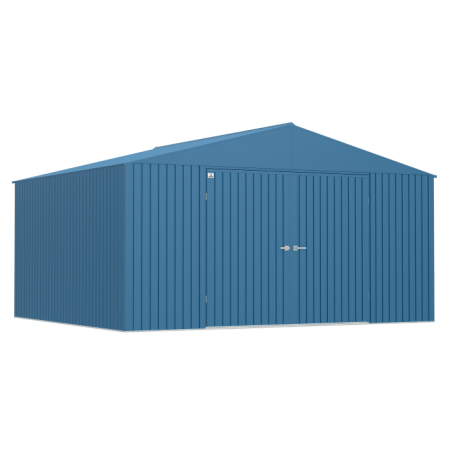 Arrow 14x12 Elite Steel Storage Shed - Blue Grey (EG1412BG)