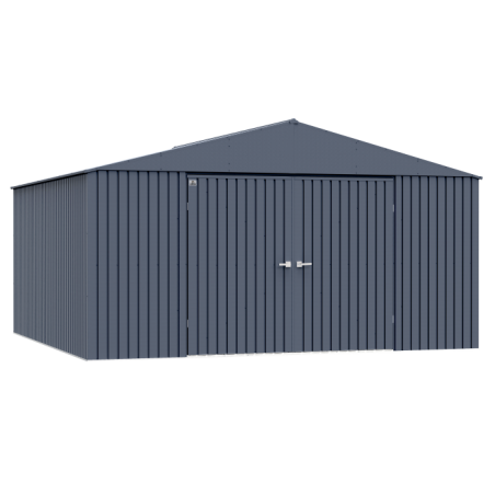 Arrow 14x14 Elite Steel Storage Shed - Anthracite (EG1414AN)