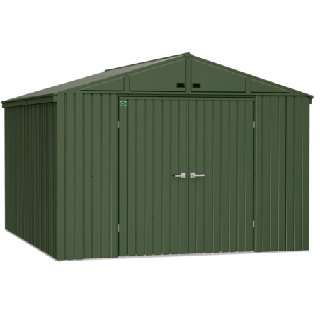 Scotts 10x14 Lawn Care Storage Shed-Green (STTEG1014)