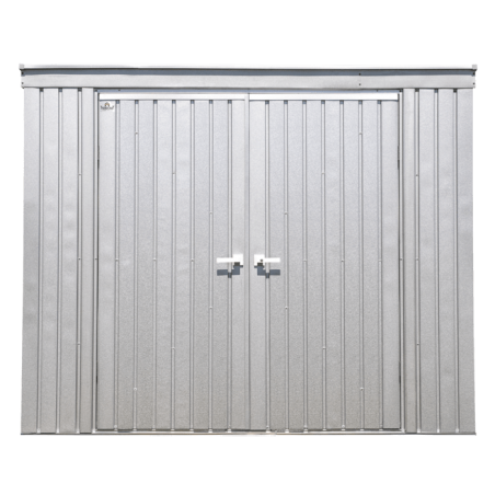 Arrow Elite 8x4 Metal Storage Shed Kit - Silver (EP84AB)