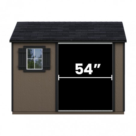 Handy Home Avondale 10x8 Wood Storage Shed Kit with Floor (18242-6)