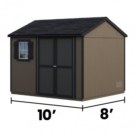 Handy Home Avondale 10x8 Wood Storage Shed Kit with Floor (18242-6)