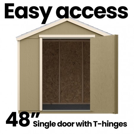 Handy Home 8x8 Madera Wood Storage Shed Kit w/ Floor (19775-8)