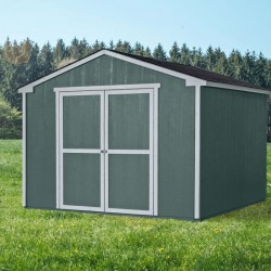 Handy Home Cumberland 10x8 Wood Storage Shed w/ Floor (18282-2)