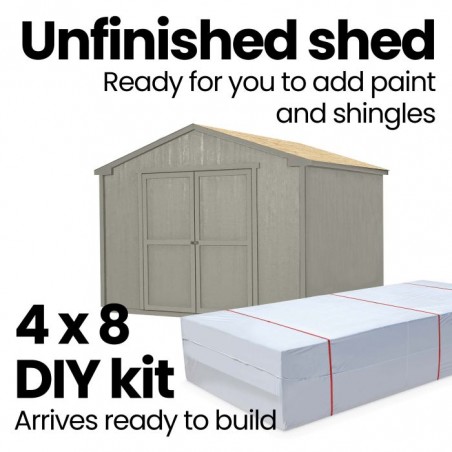 Handy Home Cumberland 10x16 Wood Storage Shed Kit (18285-3)