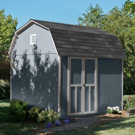 Handy Home Briarwood 10x8 Wood Storage Shed Kit w/ Floor (19352-1)