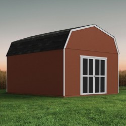 Handy Home Hudson 12x16 Wood Storage Shed Kit (19443-6)