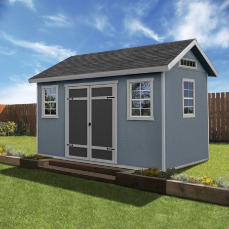 Handy Home Gable 14x8 Wood Storage Shed with Floor (19476-4)