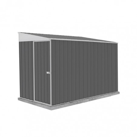 Absco Duarango  5' x 10' Metal Bike Shed - Woodland Gray (AB1141)