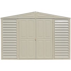 DuraMax 10x3 Woodbridge SidePro Vinyl Shed w/ Foundation Kit (98001)