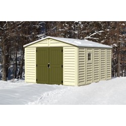 DuraMax 10x13 Woodbridge Plus Vinyl Shed Kit w/ Foundation (40234)