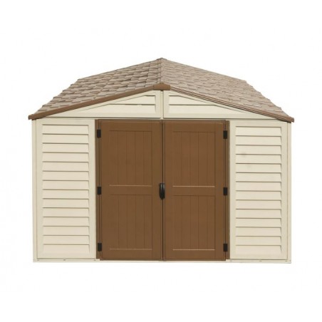 DuraMax 10x13 Woodbridge Plus Vinyl Shed Kit w/ Foundation (40234)