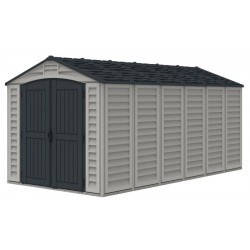 Duramax Apex Pro 15x8 Vinyl Storage Shed Kit w/ Double Doors (40216)