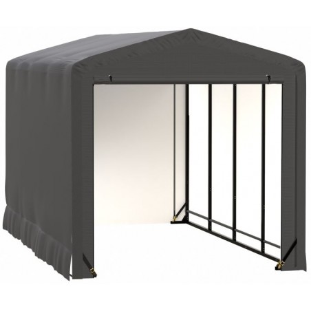 Sheltertube 10x23x8 STD Garage Shed - Gray (SQAACC0103C01002308)