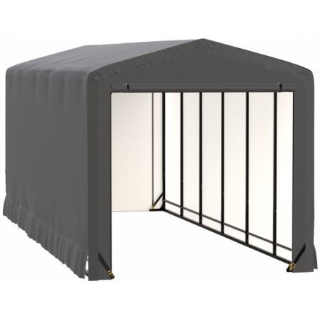 ShelterTube 12x18x10 Garage Shed - Gray (SQAACC0103C01201810)