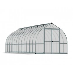 Palram - Canopia Bella 8' x 24' Greenhouse Kit - Silver (HG5424)