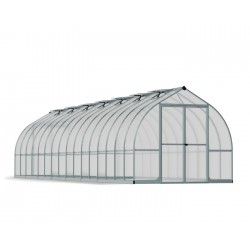 Palram - Canopia Bella 8' x 32' Greenhouse Kit - Silver (HG5432)