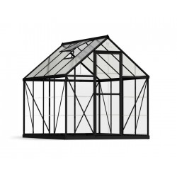 Palram - Canopia Hybrid 6' x 8' Greenhouse Kit - Black (HG5508K)