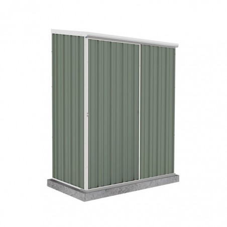 Absco 5' x 3' EZI Slider Metal Storage Shed - Pale Eucalypt (AB1045)