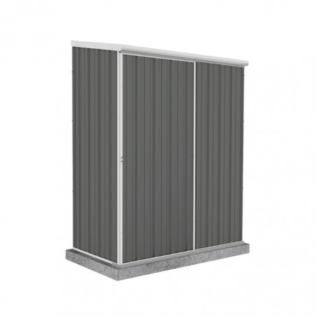 Absco 5' x 3' EZI Slider Metal Storage Shed - Woodland Gray (AB1046)