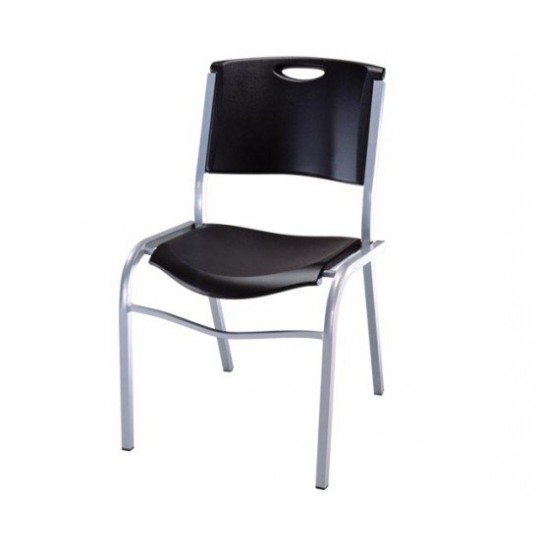 lifetime 2830 black commercial stacking chair