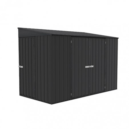 Absco Durango 10' x 5' Metal Bike Shed Kit - Monument (AB1150)