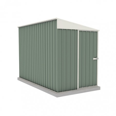 Absco Durango 5' x 10' Metal Bike Shed  Kit- Pale Eucalypt (AB1144)