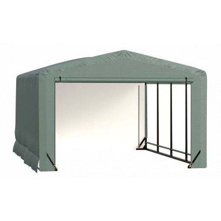 ShelterLogic 12x18x8 ShelterTube Garage Kit - Green (SQAACC0104C01201808)