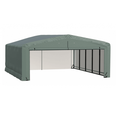 ShelterLogic 20x23x10 ShelterTube Wind and Snow-Load Rated Garage - Green (SQAADD0104C02002310)