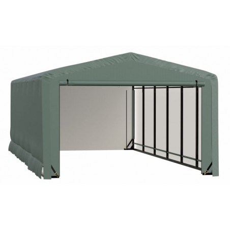 ShelterLogic 12x23x8 ShelterTube Garage Kit - Green (SQAACC0104C01202308)