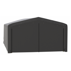 ShelterLogic 20x27x12 ShelterTube Wind and Snow-Load Rated Garage - Gray (SQAADD0103C02002712)