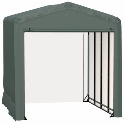 ShelterLogic 14x32x16 ShelterTube Garage Kit - Green (SQAACC0104C01403216)