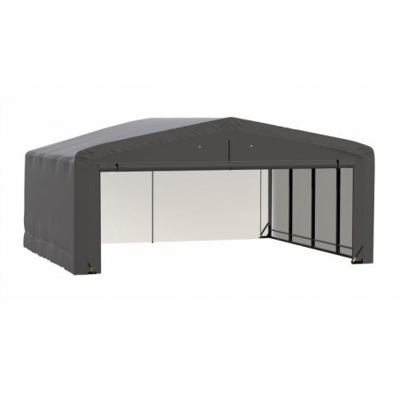 ShelterLogic 20x23x12 ShelterTube Garage Kit - Gray (SQAADD0103C02002312)