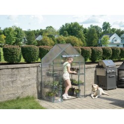 ShelterLogic 4’8 x 2'9 x 6’5 MiracleGro Mini Greenhouse Kit (70526)