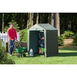 ShelterLogic 4 x 4 x 6 Scotts Peak Garden Shed - Green (70489)