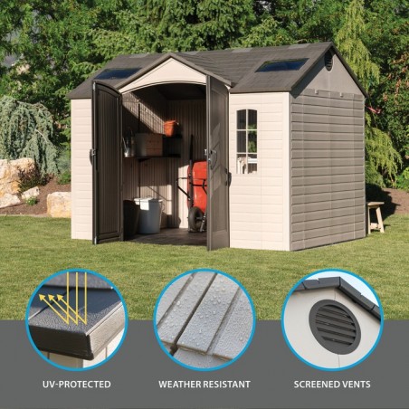 Lifetime 10x8 ft Garden Storage Shed Kit (60005)