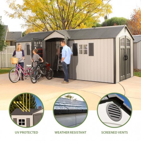 Lifetime 20x8 Storage Shed Kit w/ Floor (60127)