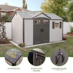 Lifetime 12.5x8 Outdoor Storage Shed (60223)