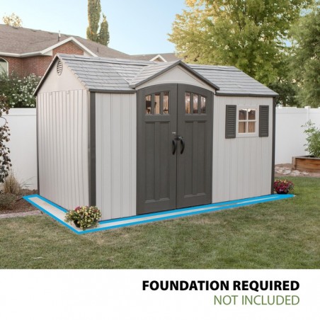 Lifetime 12.5x8 ft Outdoor Storage Shed (60223)