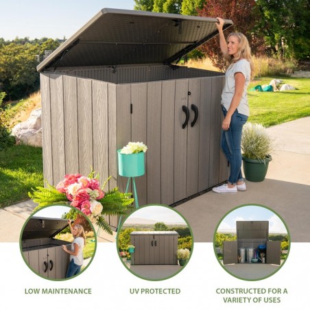 Lifetime 75 cu. ft. Horizontal Storage Shed (60341)